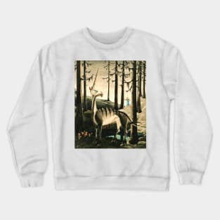 The Unicorn by Franz Sedlacek Crewneck Sweatshirt